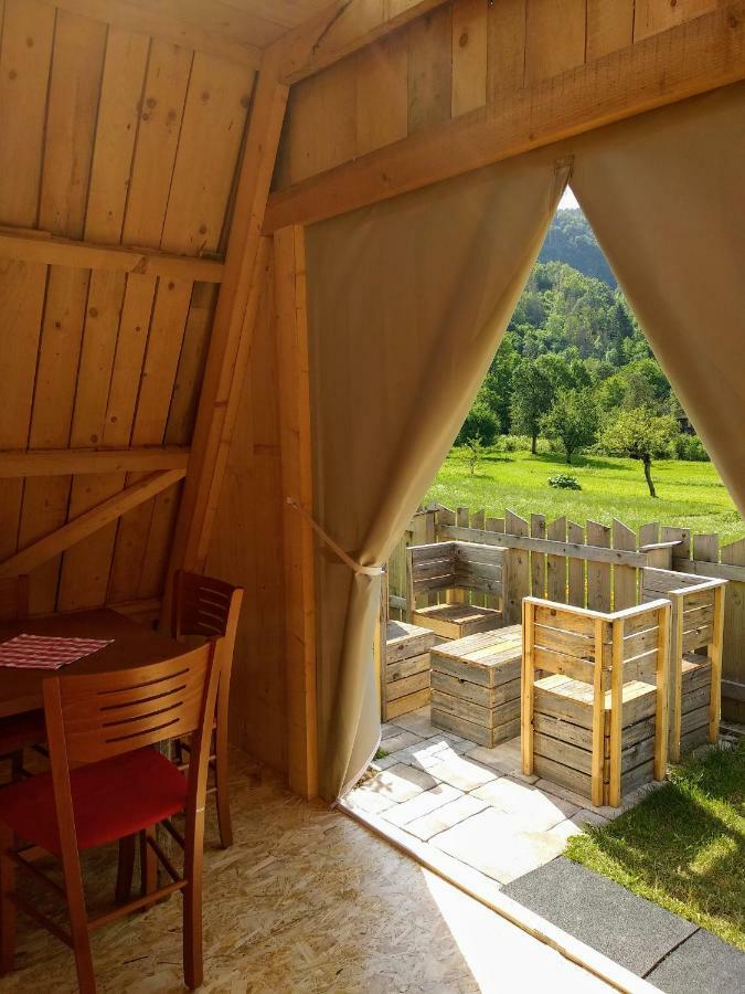 Garden Eco Houses Cebelica Bohinj Eksteriør bilde